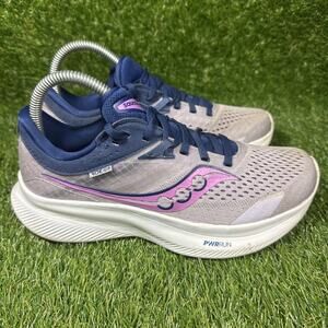 Saucony Ride 16 Womens Size 6.5 Pink White Athletic Running Walking Shoes